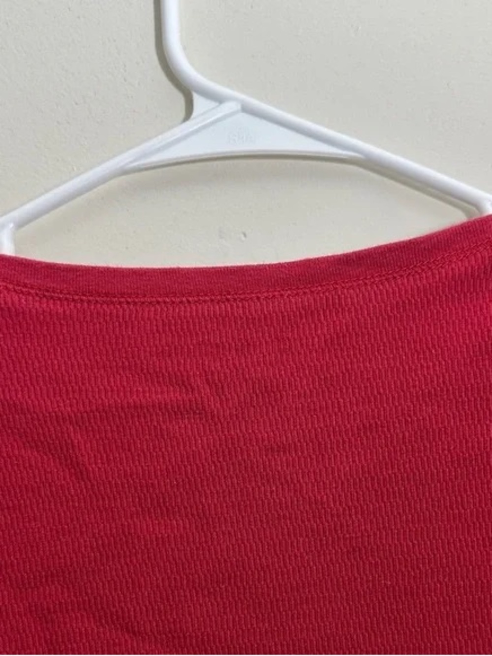 🍡Eddie Bauer Women's Long Sleeve Thermal Tee - Red - Picture 4 of 4